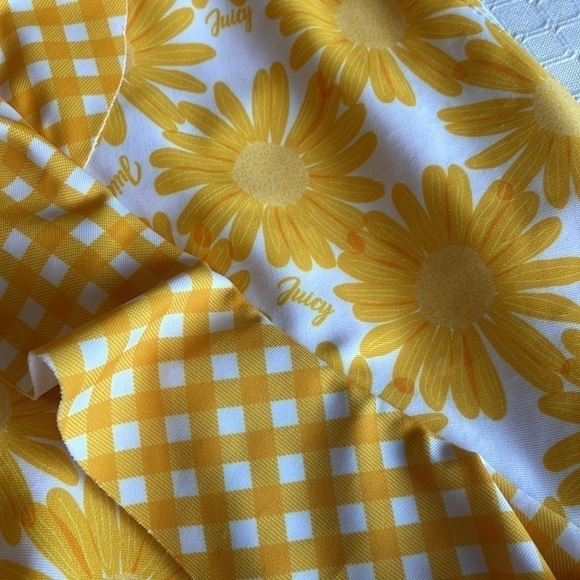 Juicy Couture Girls Yellow Daisy Swimsuit - Picture 5 of 5